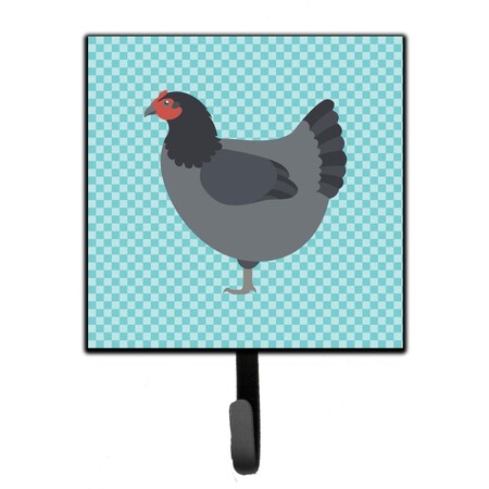 Carolines Treasures Jersey Giant Chicken Blue Check Leash or Key Holder BB8009SH4